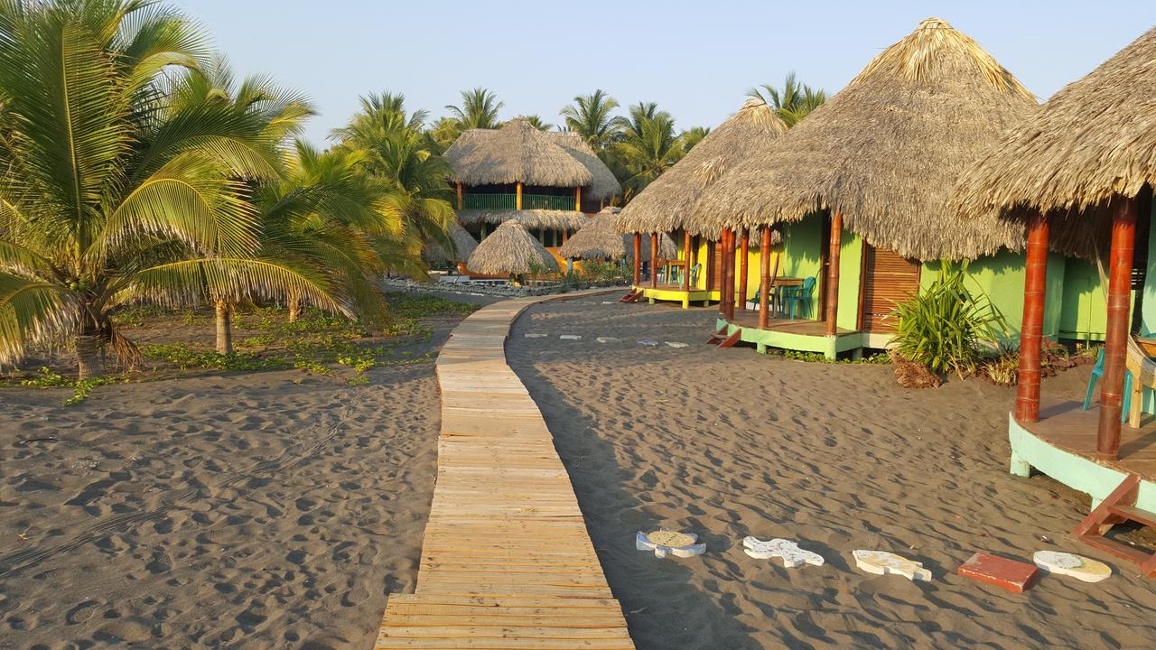 Eco-Hotel Playa Quilombo Las Lisas Eksteriør billede