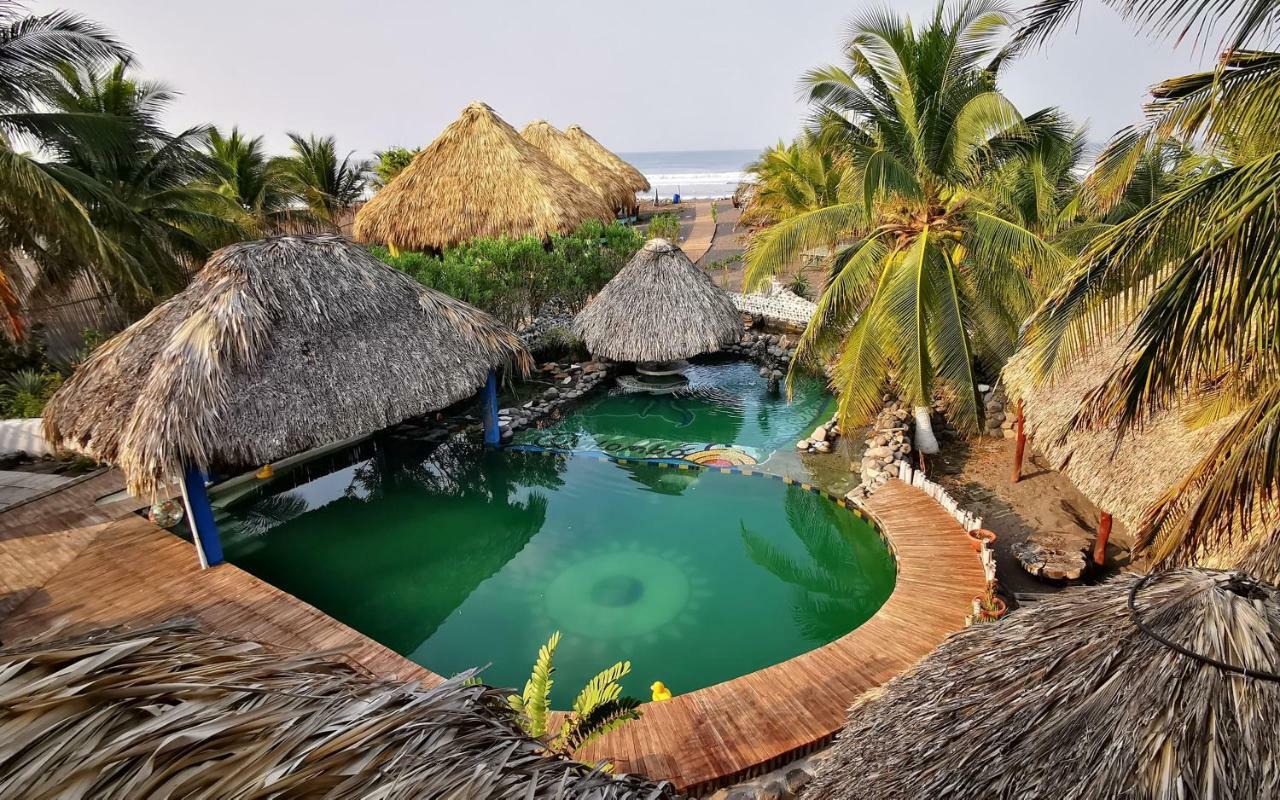 Eco-Hotel Playa Quilombo Las Lisas Eksteriør billede